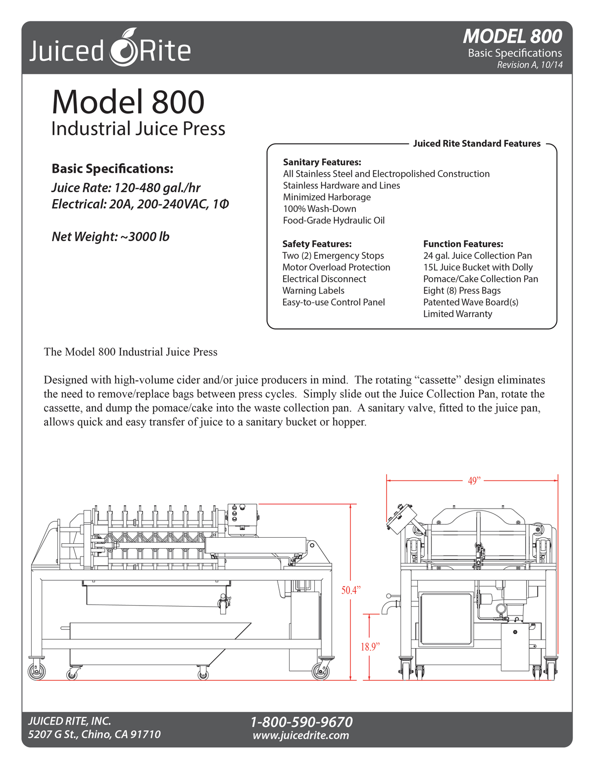 Mode-800-Basic-Specs